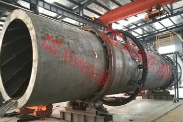 河北敬業鋼廠500噸水渣鋼渣烘干機項目